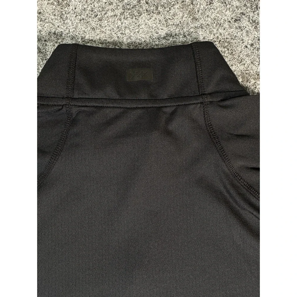 Rhone Men's Large Black 1/4 Zip Performance Pullover Golf Athletic Stretch
